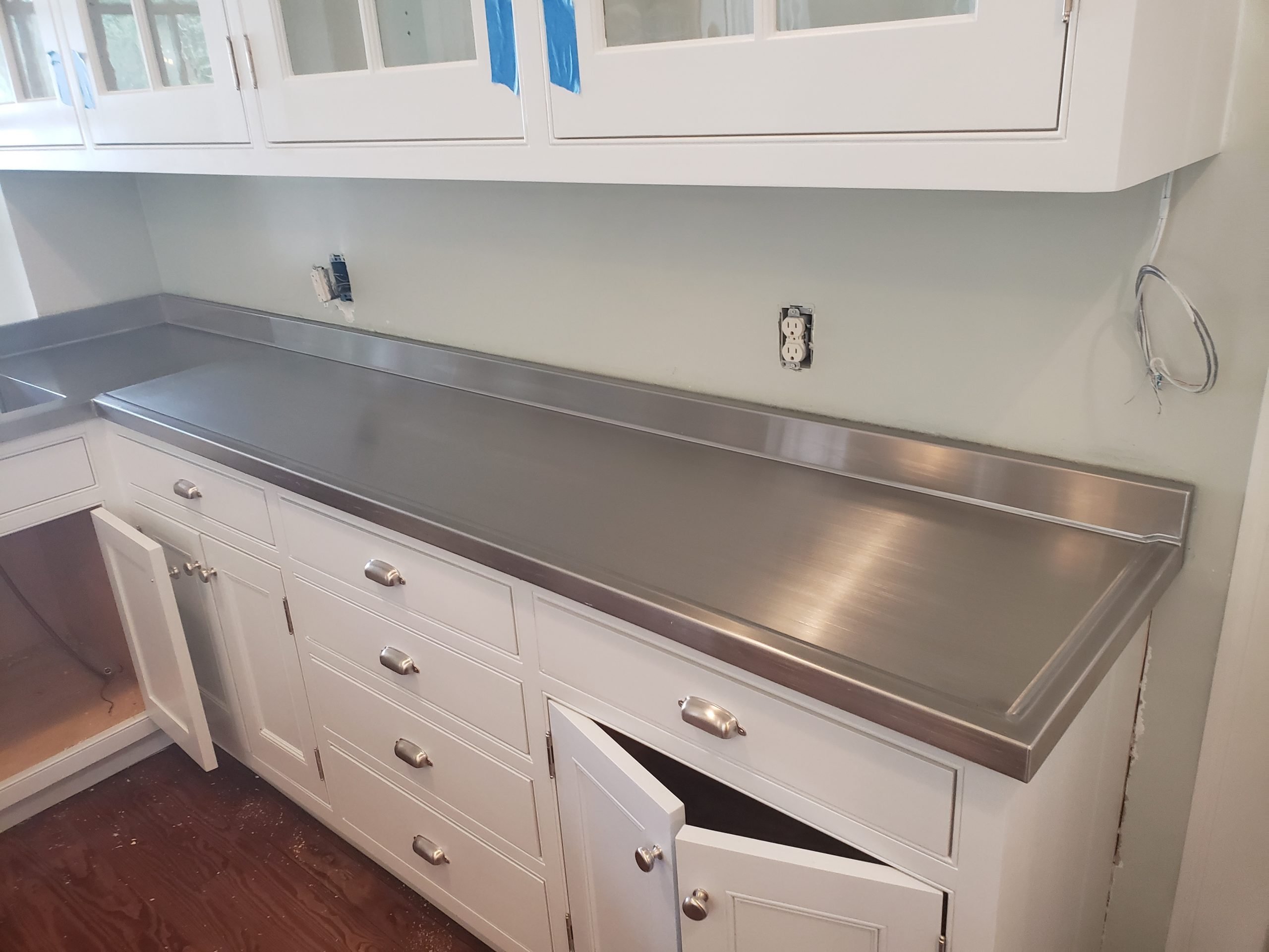 Custom Stainless Steel Kitchen Counter Top