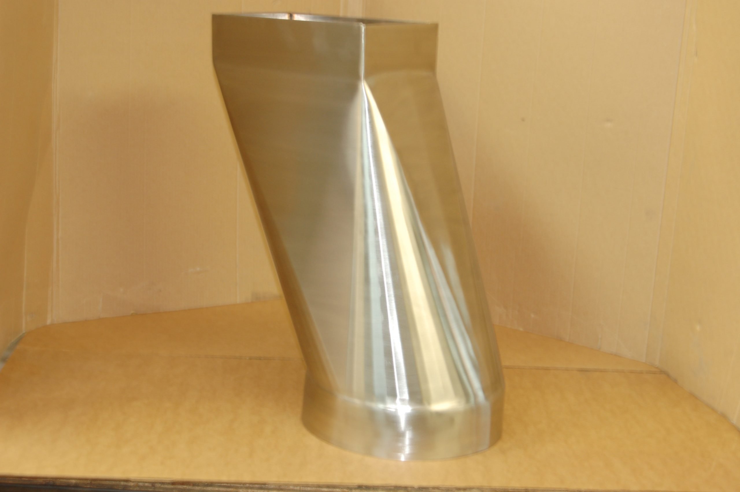 custom stainless steel exhaust duct